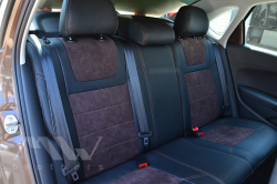 Coprisedili su misura per Volkswagen Polo 5 (2009-2017), Leather style