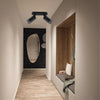 Applique Plafoniera Orientabile Da Soffitto Parete 2 Diffusori Lampada Gu10 Ts-2