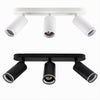 Applique Plafoniera Orientabile Da Soffitto Parete 3 Diffusori Lampada Gu10 Ts-3