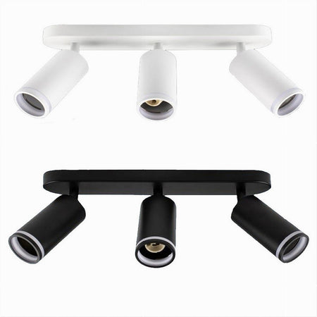 Applique Plafoniera Orientabile Da Soffitto Parete 3 Diffusori Lampada Gu10 Ts-3