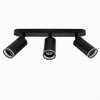 Applique Plafoniera Orientabile Da Soffitto Parete 3 Diffusori Lampada Gu10 Ts-3