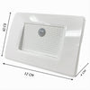 Segnapasso Placca Bianca Muro Sensore Movimento Pir 1,3w Cassetta 503 Xggyd-001b