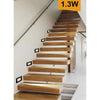 Segnapasso Placca Nera Muro Sensore Movimento Pir 1,3 W Cassetta 503 Xggyd-001n