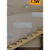 Segnapasso Placca Nera Muro Sensore Movimento Pir 1,3 W Cassetta 503 Xggyd-001n