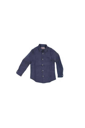 Saint Barth Camicie Denim nero da bambino