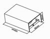 Applique Led Esterno Rettangolare 10w Doppia Emissione Di Luce 3000k 4000k 640-b