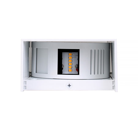 Applique Led Esterno Rettangolare 10w Doppia Emissione Di Luce 3000k 4000k 640-b