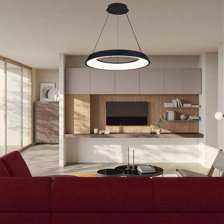 Lampadario Led 43w Tre Colorazioni Luce Lampada Da Soffitto Ultra Moderno A71-3c
