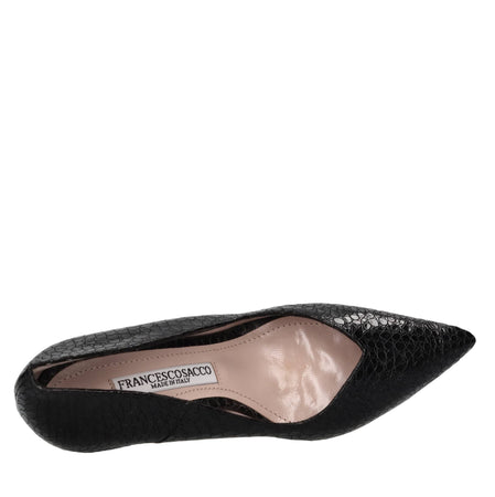 FRANCESCO SACCO Scarpe con Tacco Nero da donna