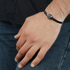 Bracciale MASERATI uomo bangle acciaio nero