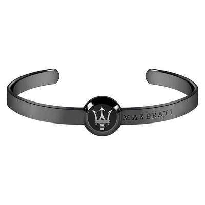 Bracciale MASERATI uomo bangle acciaio nero