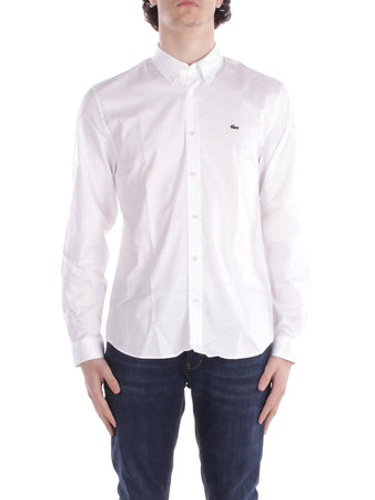 Lacoste Camicie Bianco da uomo
