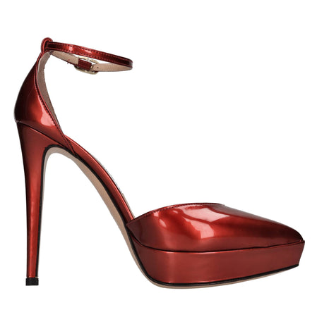 FRANCESCO SACCO Scarpe con Tacco Rosso da donna