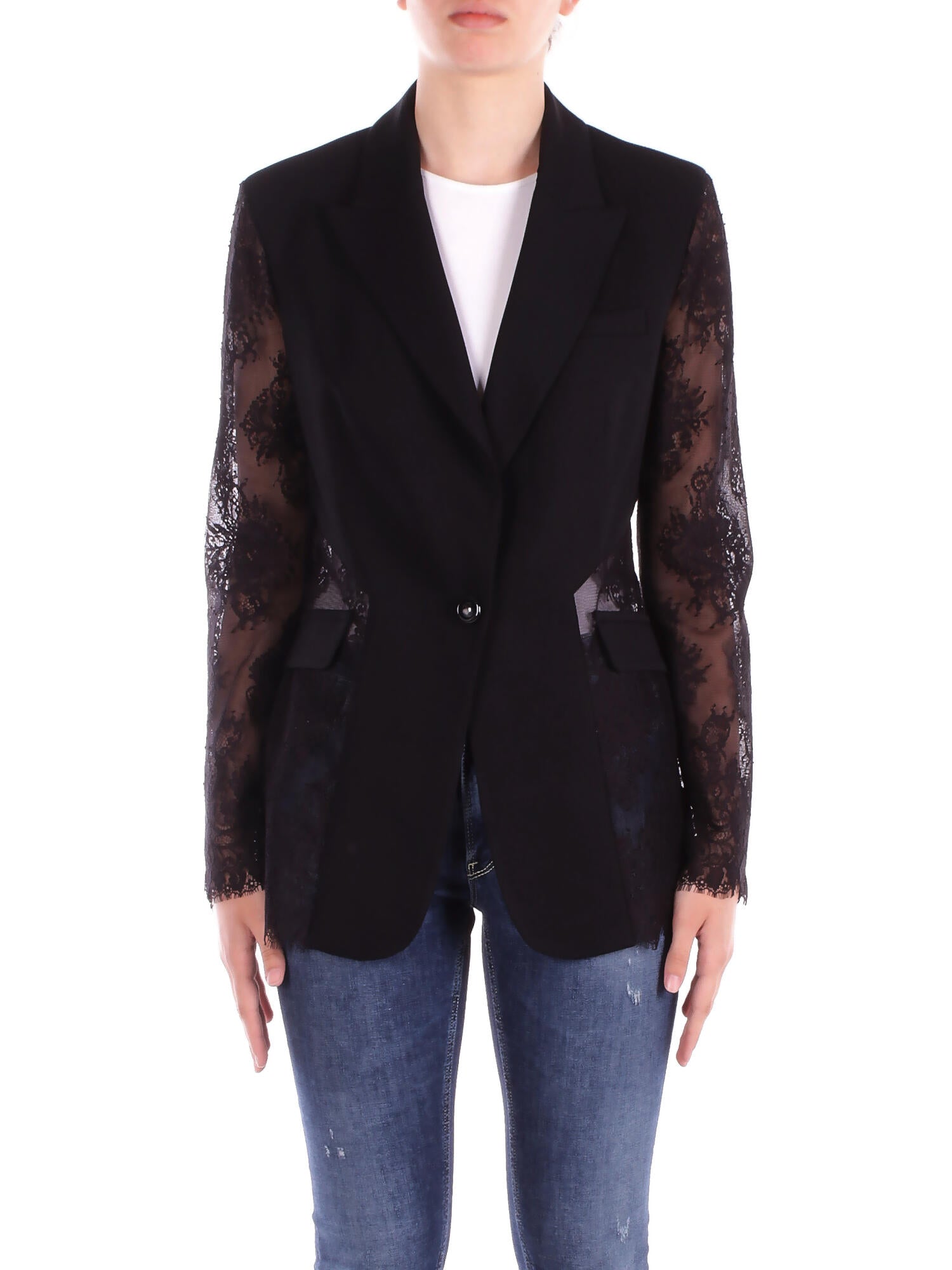 Giacca Pinko Tailleur Nero Pinko Giacca Da Abito Humahuaca 100180