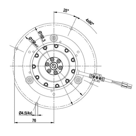 Estrattore - aspiratore fumi EBM R2E120-AY91-11 stufe a pellet 14706122