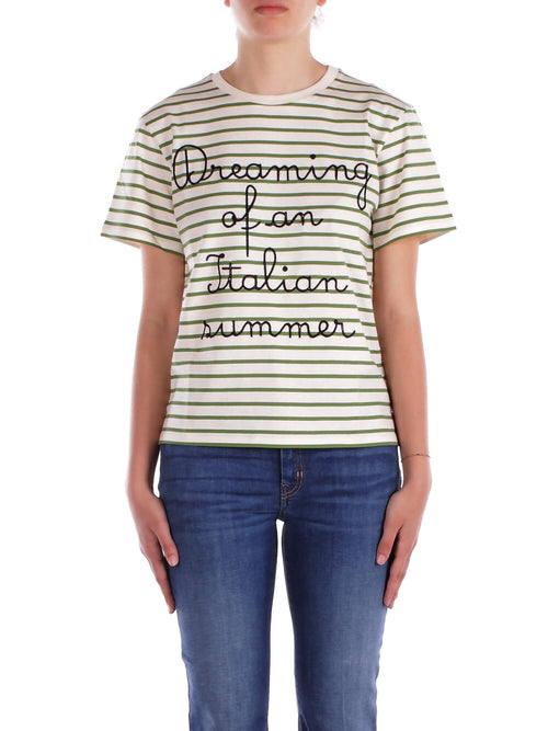 WEEKEND MAX MARA T-shirt e Polo Riga verde da donna