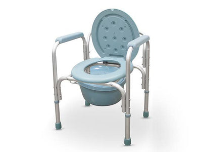 Sedia per doccia o per vasca da bagno con vaso wc incorporato