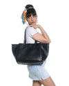 Reda - Borsa da Donna In Vera Pelle Nera