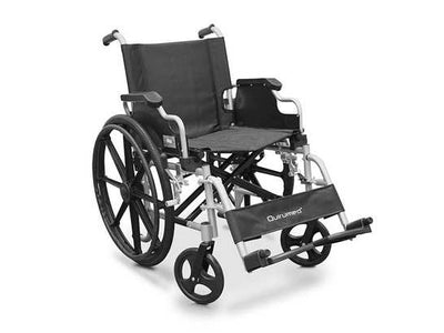 Carrozzina pieghevole in alluminio