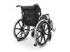 Sedia a rotelle con larghezza speciale 56 cm. Acciaio