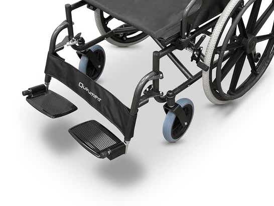 Sedia a rotelle pieghevole larghezza seduta speciale di 56 cm