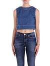 WEEKEND MAX MARA Top Denim medio da donna
