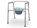 Sedia WC comoda in alluminio e plastica