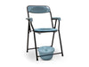 Sedia WC comoda con braccioli