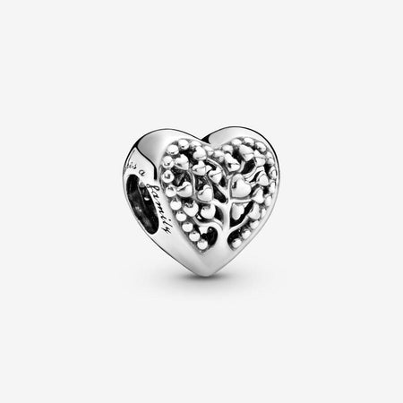 Pandora Charm a cuore Albero della Famiglia