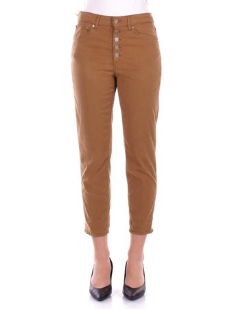 Dondup Pantaloni Marrone da donna