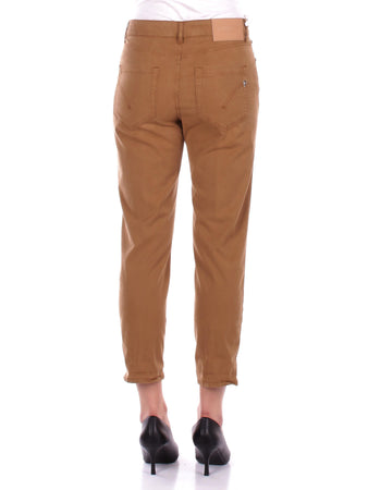 Dondup Pantaloni Marrone da donna