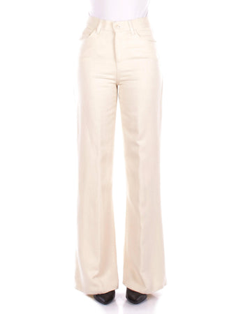 Dondup Pantaloni Panna da donna