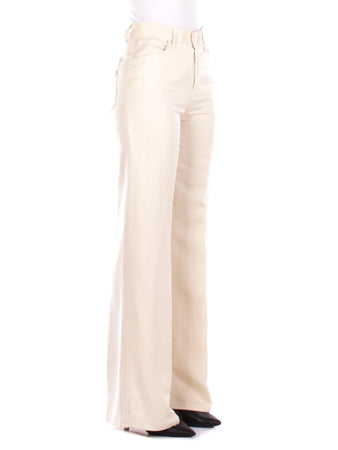 Dondup Pantaloni Panna da donna
