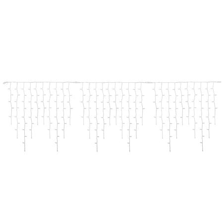 Catena luminosa stalattiti a cascata per esterno interno uso professionale decorazione natalizia maxi led