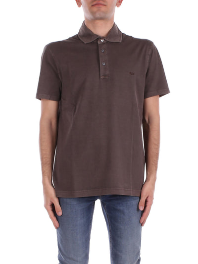 Fay T-shirt e Polo Marrone scuro da uomo