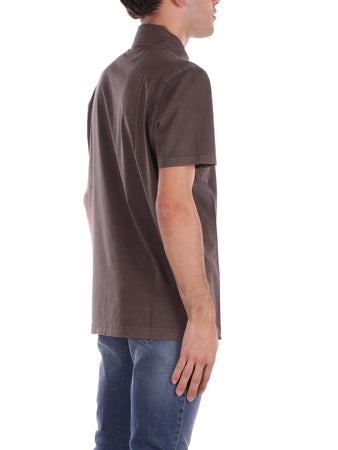 Fay T-shirt e Polo Marrone scuro da uomo