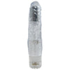 Vibratore realistico Jammy Jelly Glitter Crushy Clear 19 cm