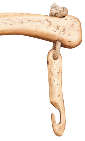 Biscottini Biscottini Lampadario Giogo Legno Massello Tiglio Country 161x30x41 di