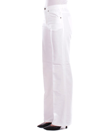 Dondup Pantaloni Bianco da donna