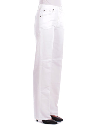 Dondup Pantaloni Bianco da donna