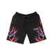 PHOBIA Pantalone Corto Tuta Uomo Violet Lightning Shorts Black/violet da uomo