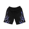 PHOBIA Pantalone Corto Tuta Uomo Blue Lightning Shorts Black/blue da uomo