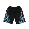 PHOBIA Pantalone Corto Tuta Uomo Light Blue Lightning Shorts Black/light Blue da uomo