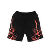 PHOBIA Pantalone Corto Tuta Uomo Red Lightning Shorts Black/red da uomo