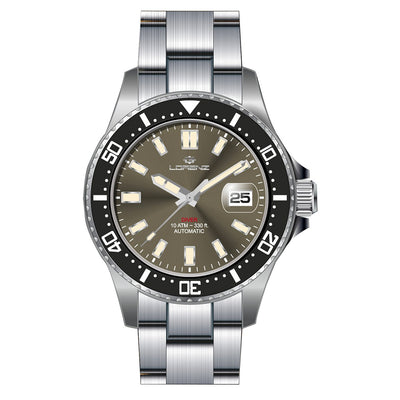 Orologio LORENZ uomo Dive Ceramic Automatico acciaio / bronzo