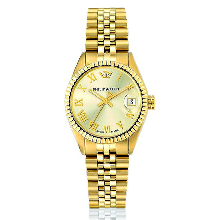 Orologio PHILIP WATCH donna Caribe datario acciaio dorato