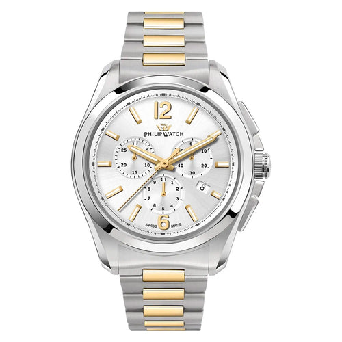 Orologio PHILIP WATCH uomo Amalfi cronografo acciaio bicolore