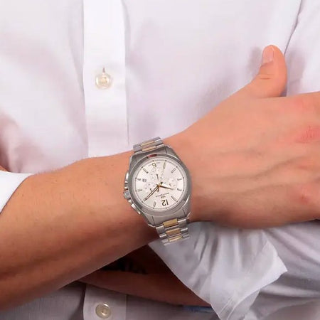Orologio PHILIP WATCH uomo Amalfi cronografo acciaio bicolore
