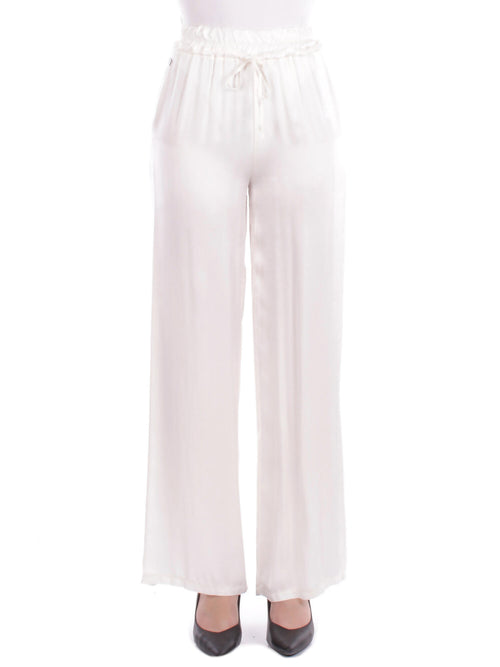 Manila Grace Pantaloni Beige da donna