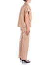 Manila Grace Pantaloni Beige da donna
